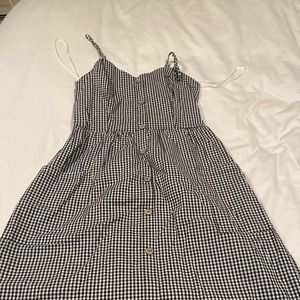 Gingham Printed Sun Dress